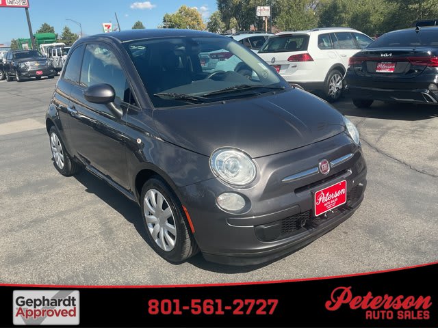2016 FIAT 500 used hatchback for sale at Peterson Auto Sales in Midvale, UT