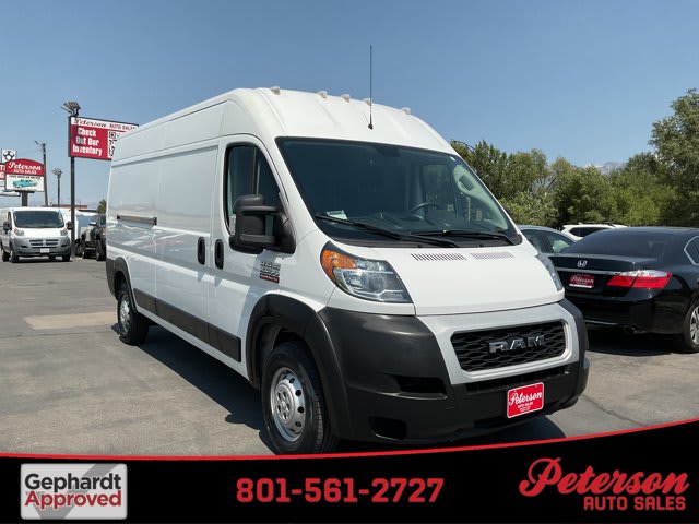 2021 Ram ProMaster Cargo Van used full-size cargo van for sale at Peterson Auto Sales in Midvale, UT