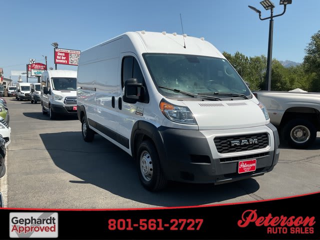 2021 Ram ProMaster Cargo Van used full-size cargo van for sale at Peterson Auto Sales in Midvale, UT