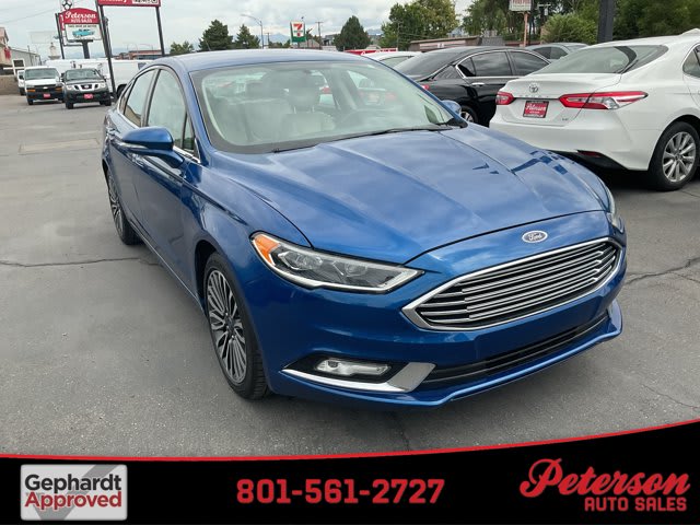 2017 Ford Fusion used 4dr car for sale at Peterson Auto Sales in Midvale, UT