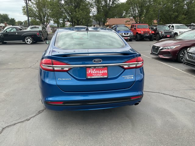 2017 Ford Fusion used 4dr car for sale at Peterson Auto Sales in Midvale, UT — photo 8 of 20