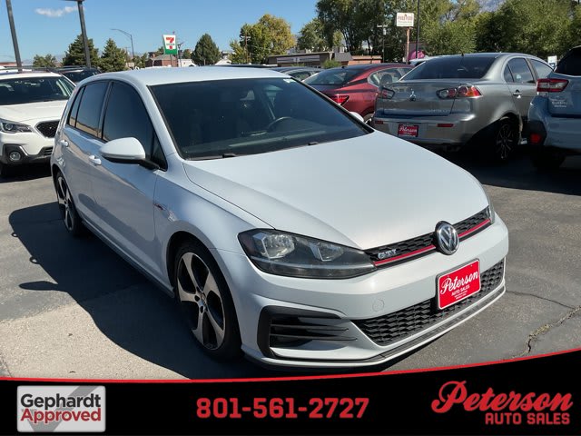 2018 Volkswagen Golf GTI used hatchback for sale at Peterson Auto Sales in Midvale, UT