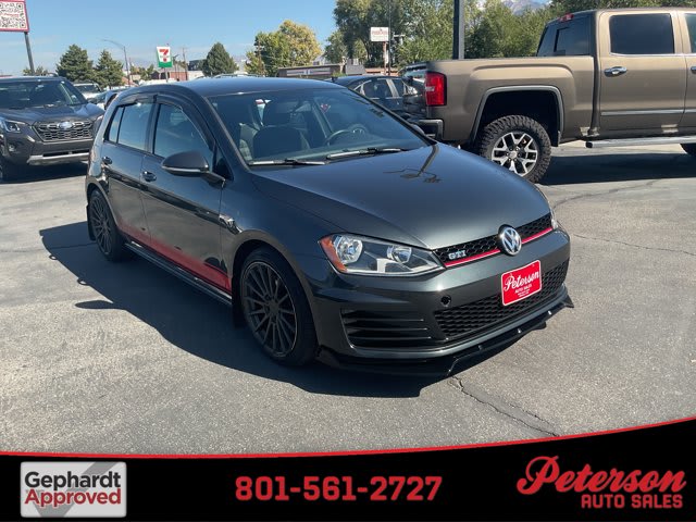2015 Volkswagen Golf GTI used hatchback for sale at Peterson Auto Sales in Midvale, UT