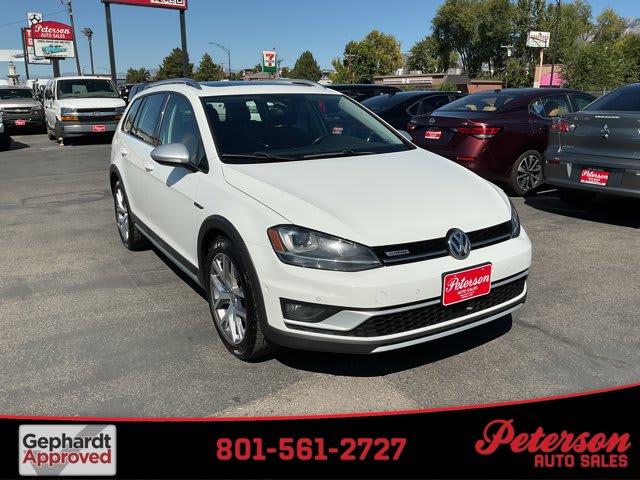 2017 Volkswagen Golf Alltrack used station wagon for sale at Peterson Auto Sales in Midvale, UT