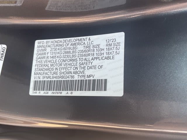 2024 Honda Odyssey used mini-van, passenger for sale at Peterson Auto Sales in Midvale, UT — photo 23 of 23