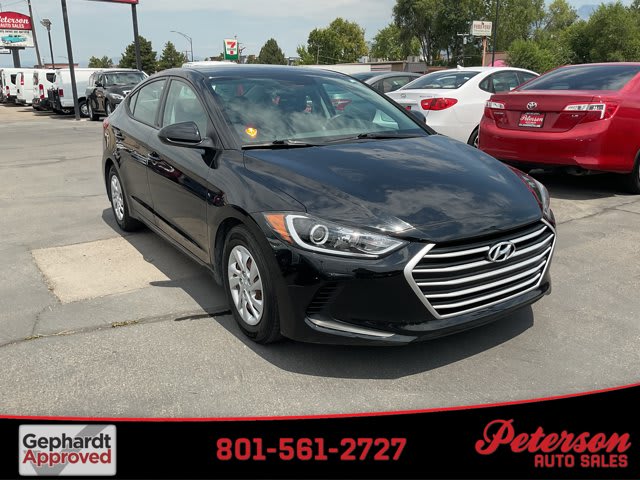 2018 Hyundai Elantra used 4dr car for sale at Peterson Auto Sales in Midvale, UT