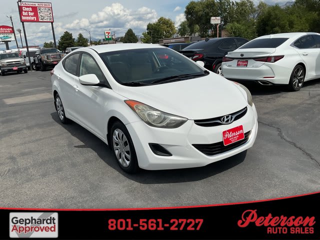 2012 Hyundai Elantra used 4dr car for sale at Peterson Auto Sales in Midvale, UT