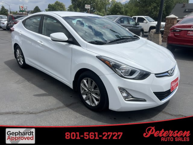 2015 Hyundai Elantra used 4dr car for sale at Peterson Auto Sales in Midvale, UT