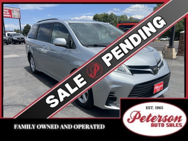 2019 Toyota Sienna used mini-van, passenger for sale at Peterson Auto Sales in Midvale, UT