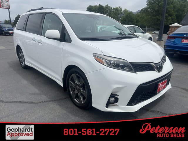 2019 Toyota Sienna used mini-van, passenger for sale at Peterson Auto Sales in Midvale, UT