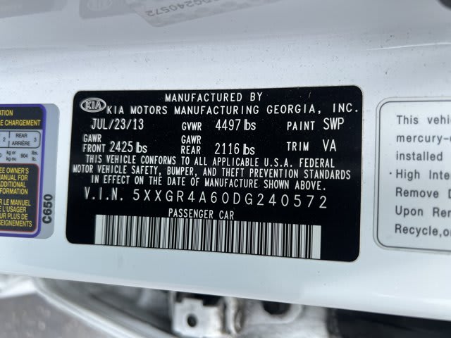 2013 Kia Optima used 4dr car for sale at Peterson Auto Sales in Midvale, UT — photo 14 of 20