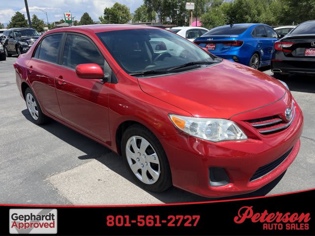 2013 Toyota Corolla used 4dr car for sale at Peterson Auto Sales in Midvale, UT