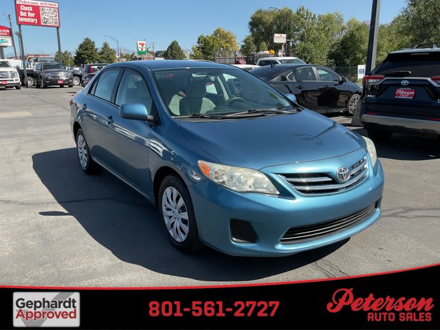 2013 Toyota Corolla used 4dr car for sale at Peterson Auto Sales in Midvale, UT