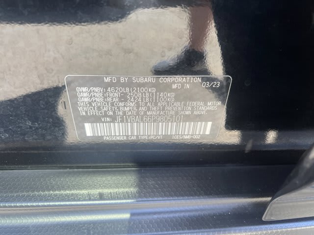 2023 Subaru WRX used 4dr car for sale at Peterson Auto Sales in Midvale, UT — photo 17 of 22