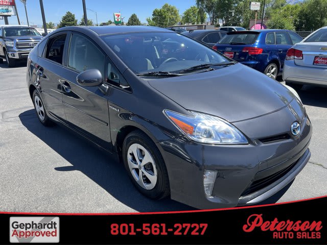 2015 Toyota Prius used hatchback for sale at Peterson Auto Sales in Midvale, UT