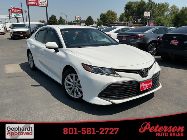 2018 Toyota Camry used 4dr car for sale at Peterson Auto Sales in Midvale, UT