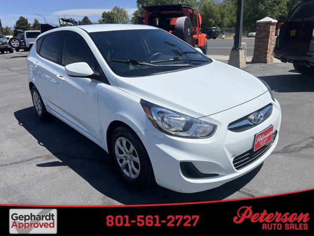 2012 Hyundai Accent used hatchback for sale at Peterson Auto Sales in Midvale, UT