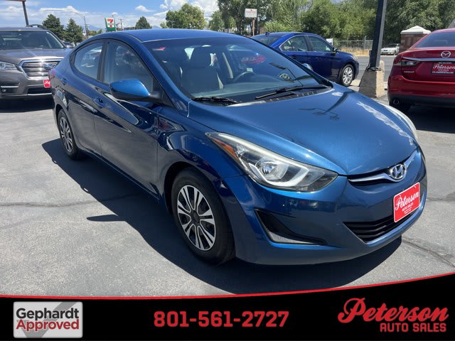 2016 Hyundai Elantra used 4dr car for sale at Peterson Auto Sales in Midvale, UT