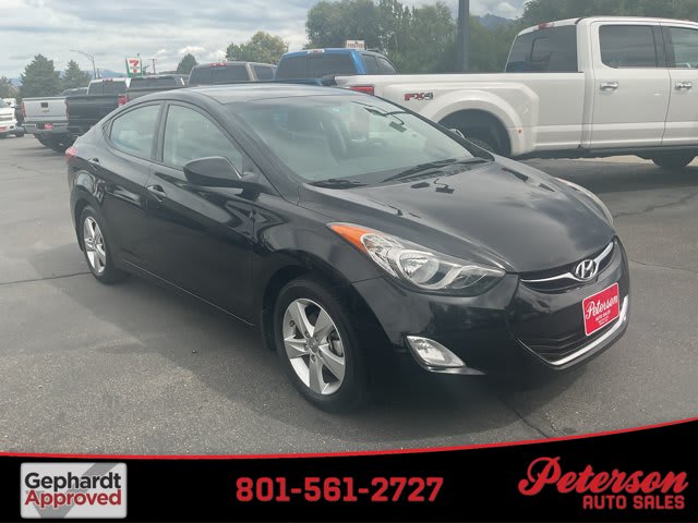 2013 Hyundai Elantra used 4dr car for sale at Peterson Auto Sales in Midvale, UT