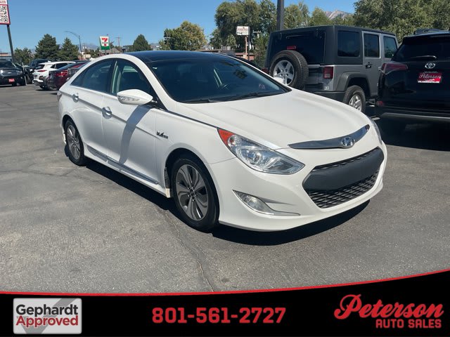 2015 Hyundai Sonata Hybrid used 4dr car for sale at Peterson Auto Sales in Midvale, UT