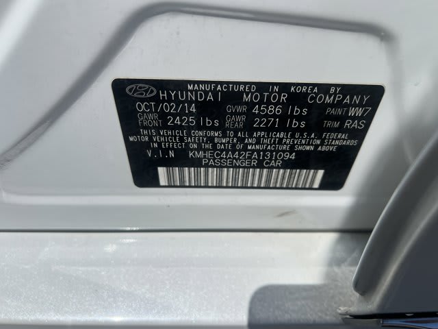 2015 Hyundai Sonata Hybrid used 4dr car for sale at Peterson Auto Sales in Midvale, UT — photo 12 of 21
