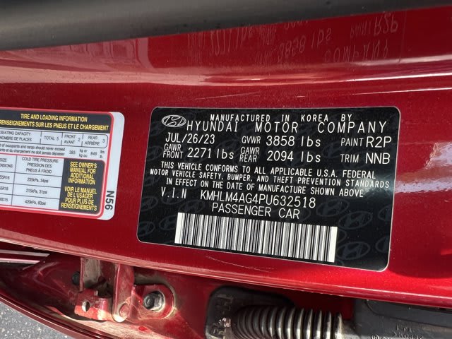 2023 Hyundai Elantra used 4dr car for sale at Peterson Auto Sales in Midvale, UT — photo 13 of 20