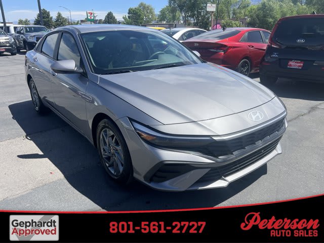2025 Hyundai Elantra Hybrid used 4dr car for sale at Peterson Auto Sales in Midvale, UT