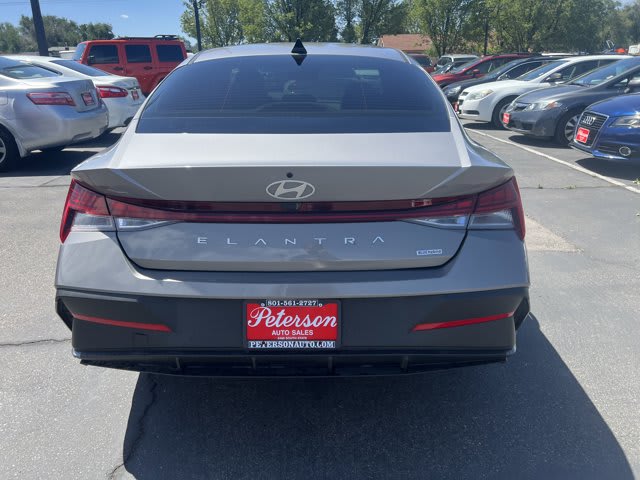 2025 Hyundai Elantra Hybrid used 4dr car for sale at Peterson Auto Sales in Midvale, UT — photo 7 of 20