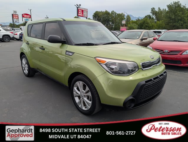 2015 Kia Soul used hatchback for sale at Peterson Auto Sales in Midvale, UT