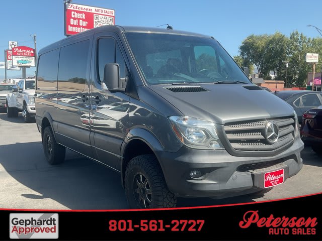 2017 Mercedes-Benz Sprinter Crew Van used full-size cargo van for sale at Peterson Auto Sales in Midvale, UT
