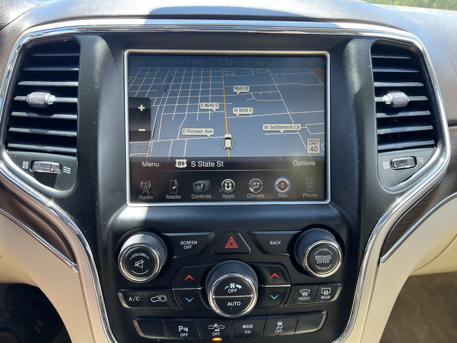 2015 Jeep Grand Cherokee used sport utility for sale at Peterson Auto Sales in Midvale, UT — photo 18 of 23