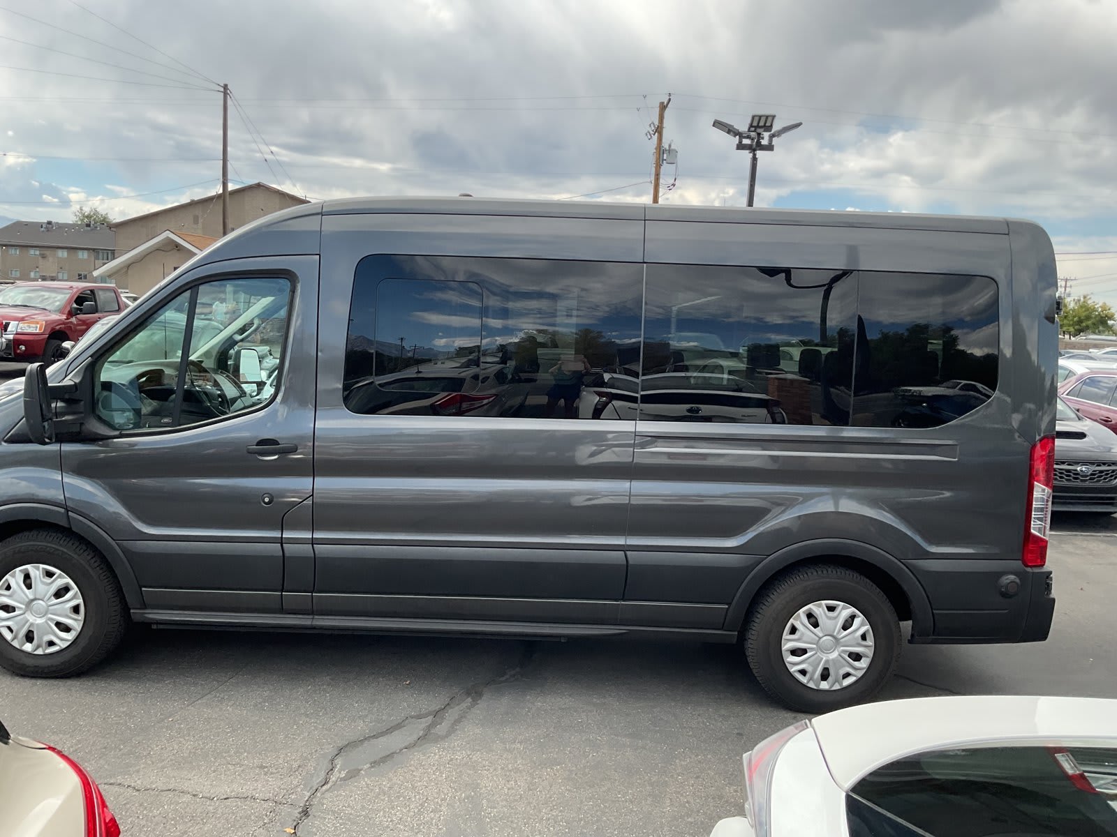 2019 Ford Transit Passenger Wagon used full-size passenger van for sale at Peterson Auto Sales in Midvale, UT — photo 4 of 20