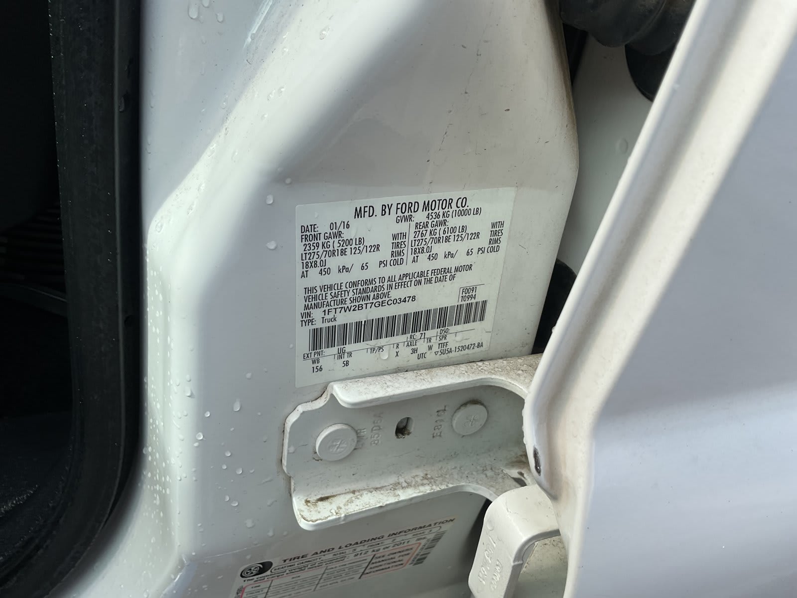 2016 Ford Super Duty F-250 SRW used crew cab pickup for sale at Peterson Auto Sales in Midvale, UT — photo 15 of 20