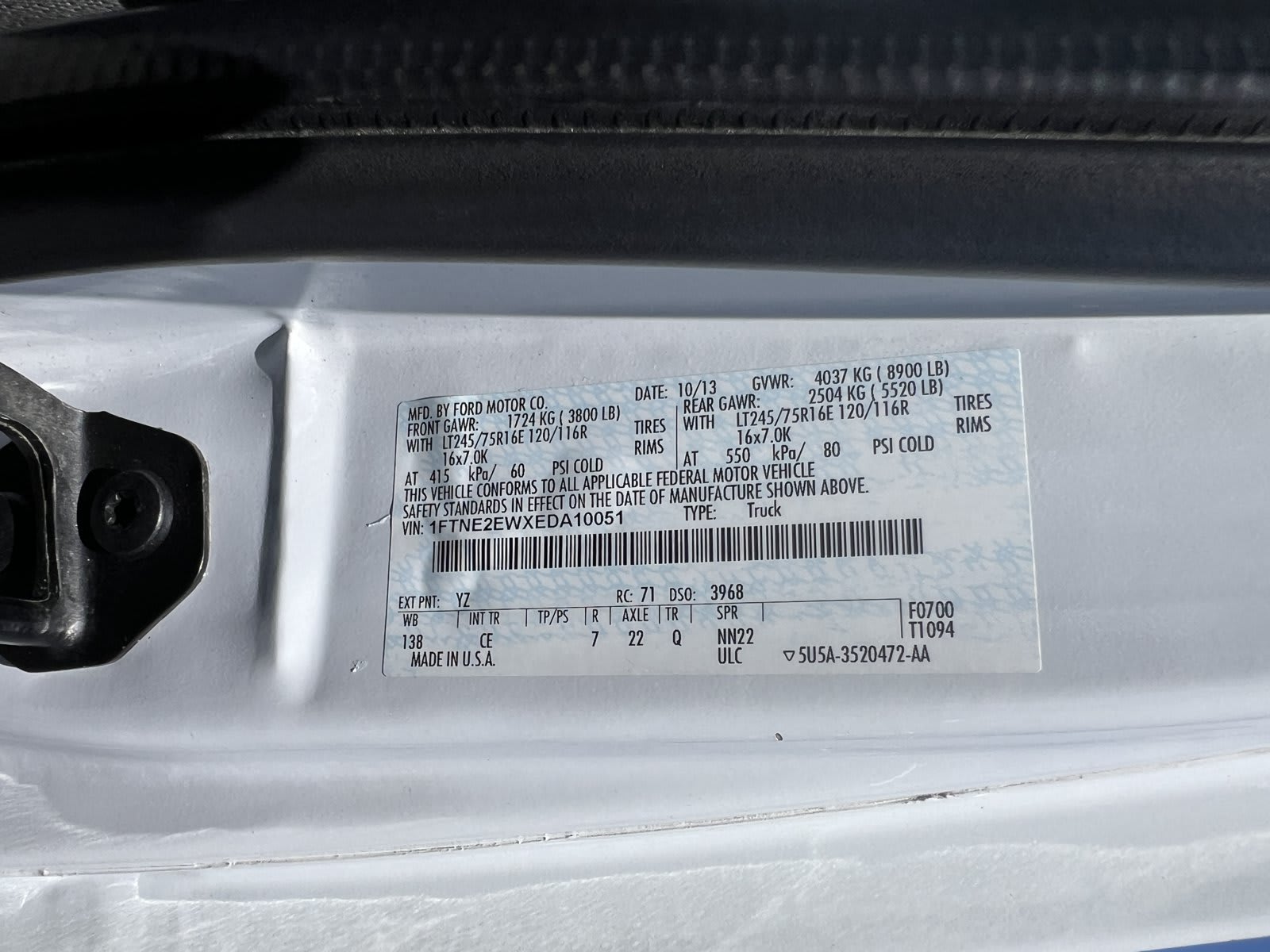 2014 Ford Econoline Cargo Van used full-size cargo van for sale at Peterson Auto Sales in Midvale, UT — photo 15 of 20