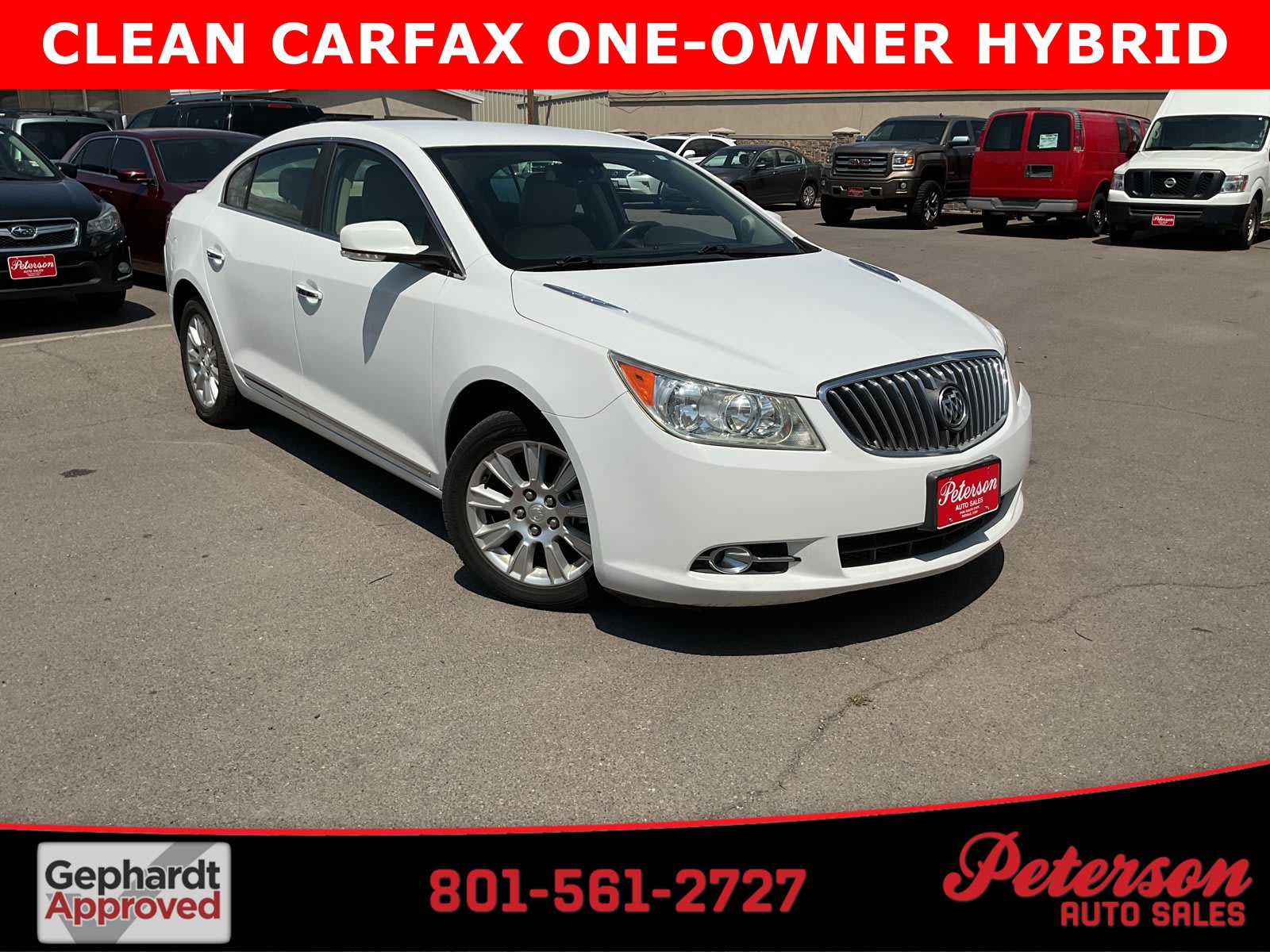 2013 Buick LaCrosse used 4dr car for sale at Peterson Auto Sales in Midvale, UT