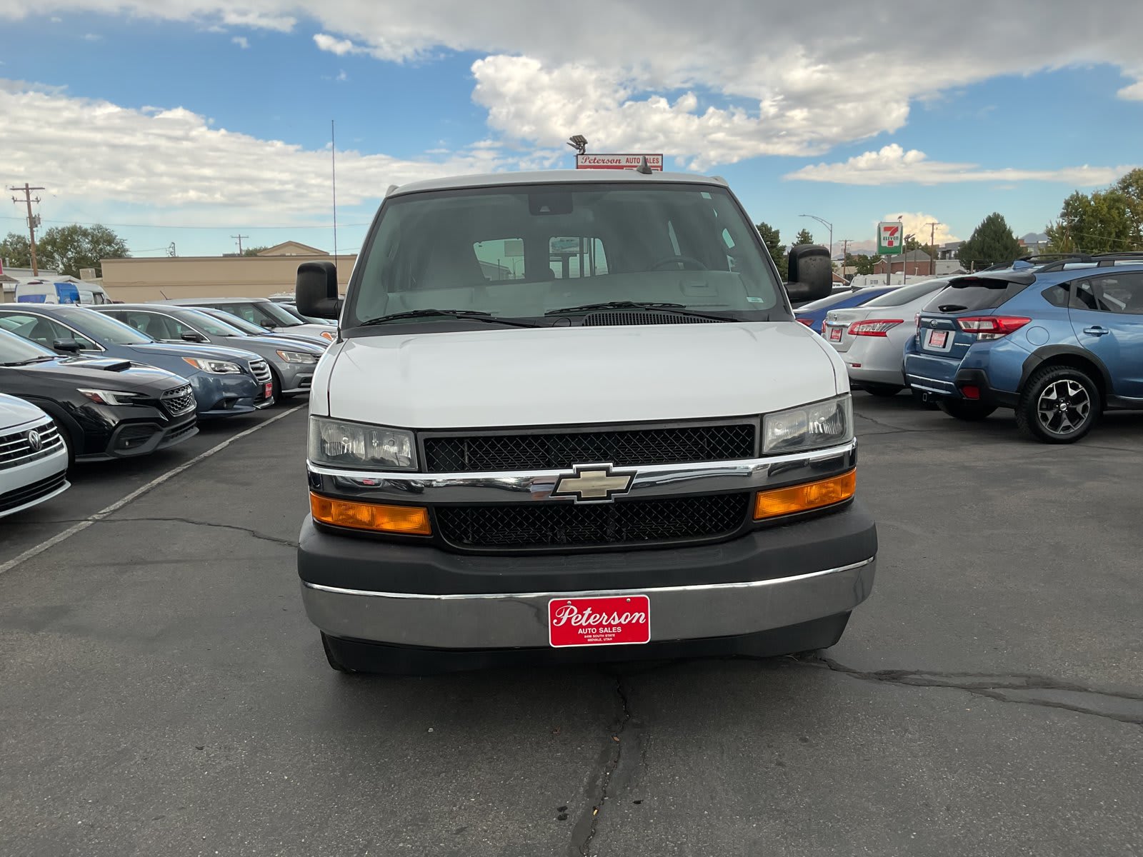 2019 Chevrolet Express Passenger used full-size passenger van for sale at Peterson Auto Sales in Midvale, UT — photo 3 of 22