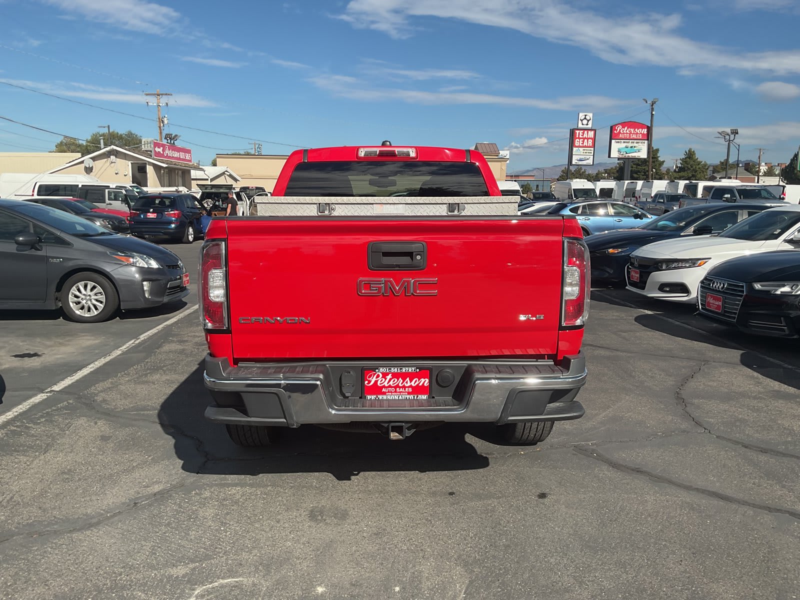 2015 GMC Canyon used crew cab pickup for sale at Peterson Auto Sales in Midvale, UT — photo 8 of 20