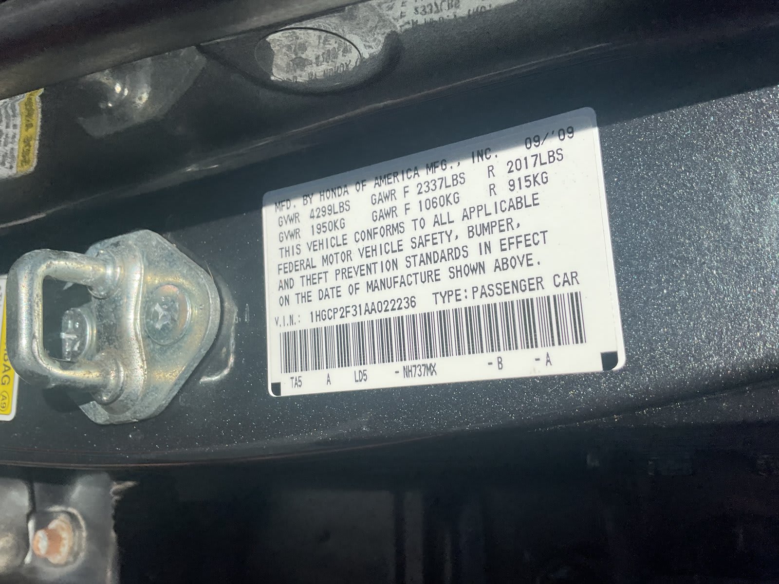 2010 Honda Accord Sdn used 4dr car for sale at Peterson Auto Sales in Midvale, UT — photo 14 of 22