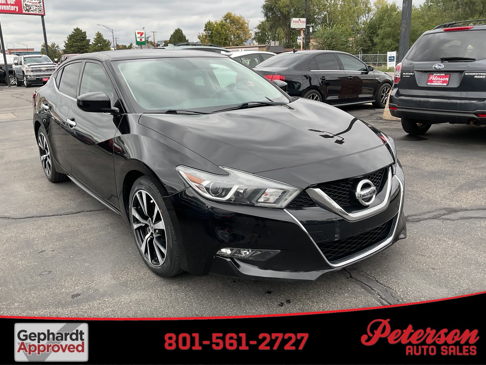 2018 Nissan Maxima used 4dr car for sale at Peterson Auto Sales in Midvale, UT