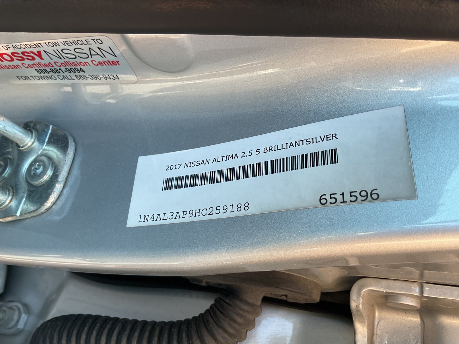 2017 Nissan Altima used 4dr car for sale at Peterson Auto Sales in Midvale, UT — photo 19 of 21