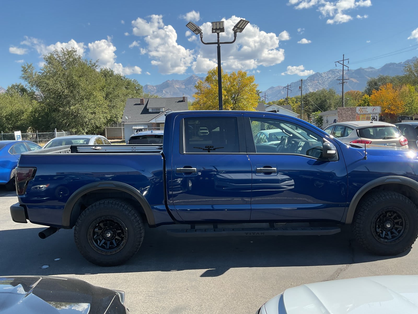 2021 Nissan Titan used crew cab pickup for sale at Peterson Auto Sales in Midvale, UT — photo 4 of 22