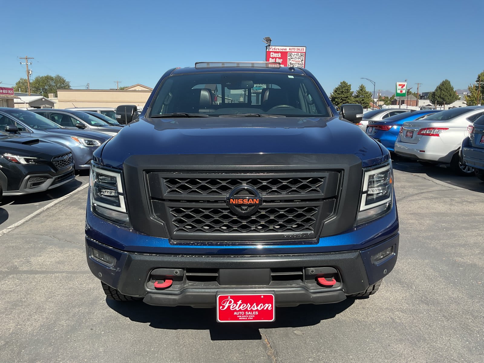 2021 Nissan Titan used crew cab pickup for sale at Peterson Auto Sales in Midvale, UT — photo 3 of 22
