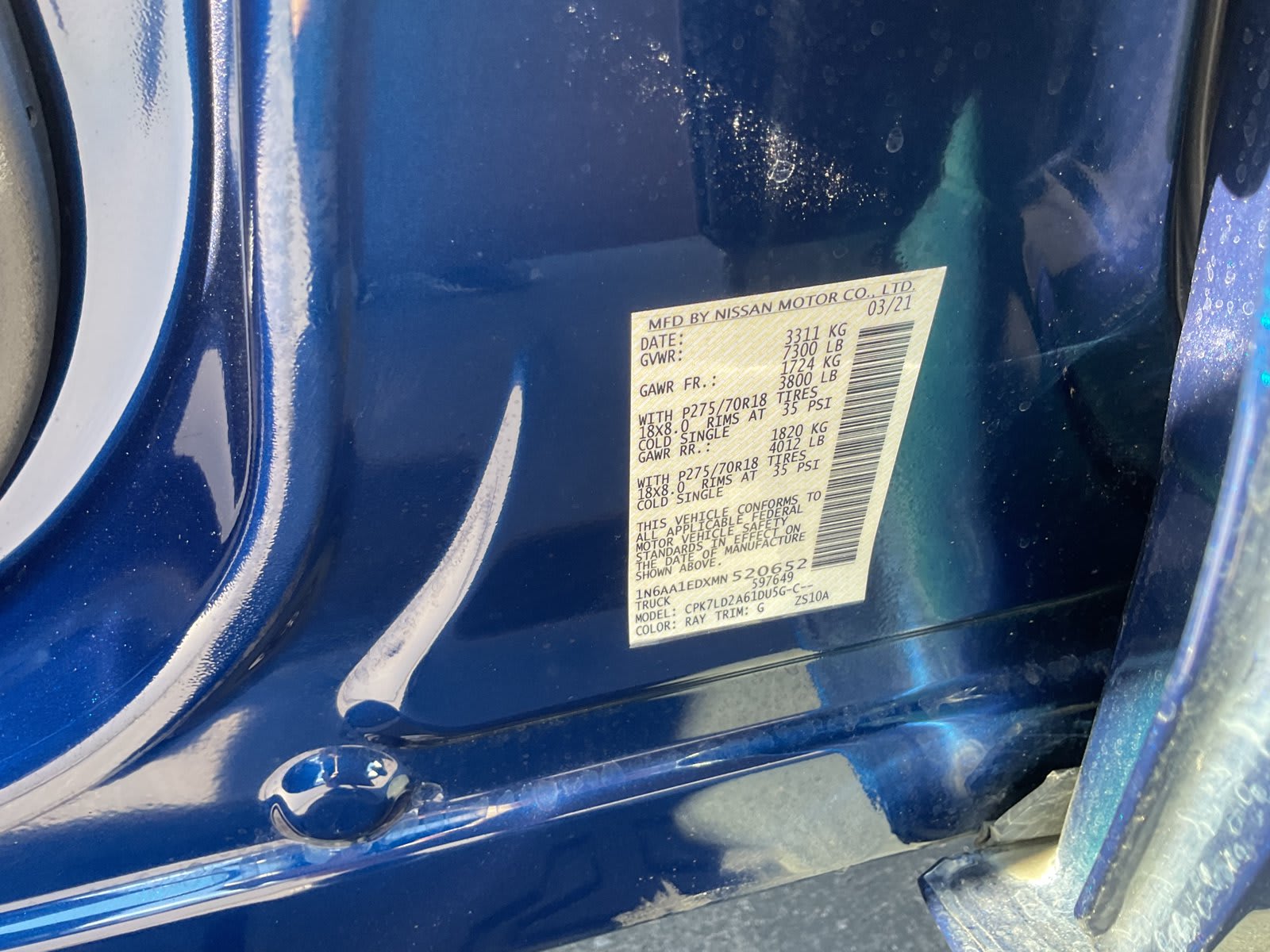 2021 Nissan Titan used crew cab pickup for sale at Peterson Auto Sales in Midvale, UT — photo 17 of 22