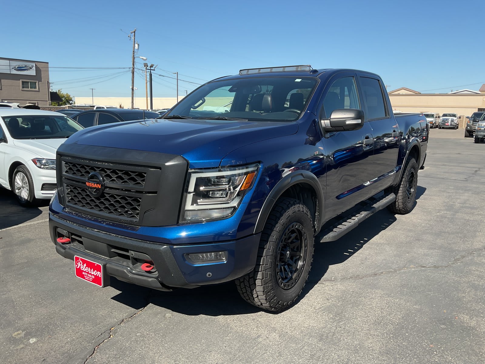 2021 Nissan Titan used crew cab pickup for sale at Peterson Auto Sales in Midvale, UT — photo 2 of 22