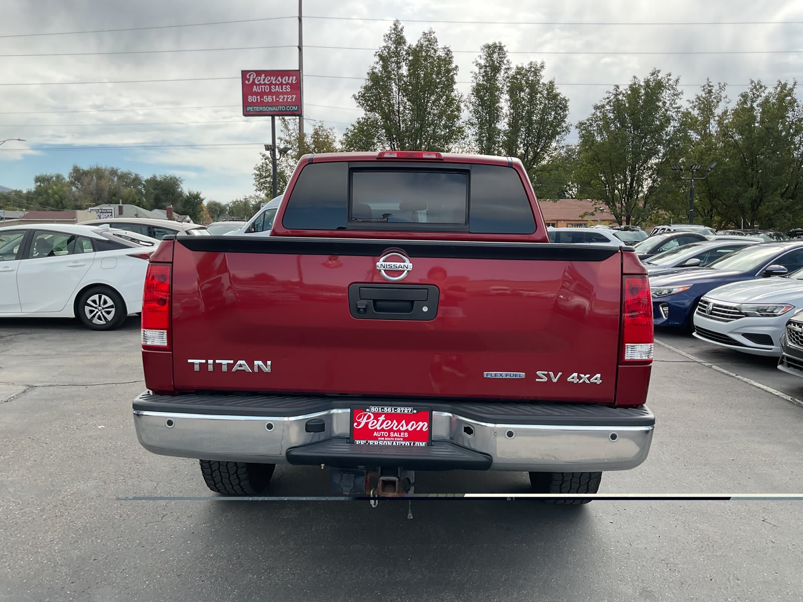 2013 Nissan Titan used crew cab pickup for sale at Peterson Auto Sales in Midvale, UT — photo 8 of 20