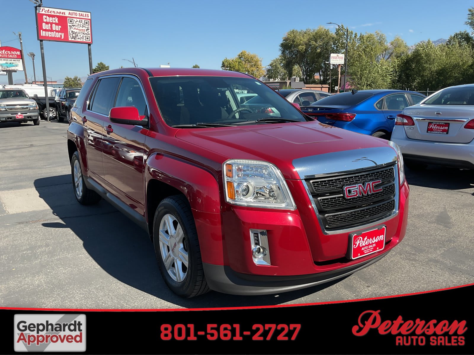 2014 GMC Terrain used sport utility for sale at Peterson Auto Sales in Midvale, UT