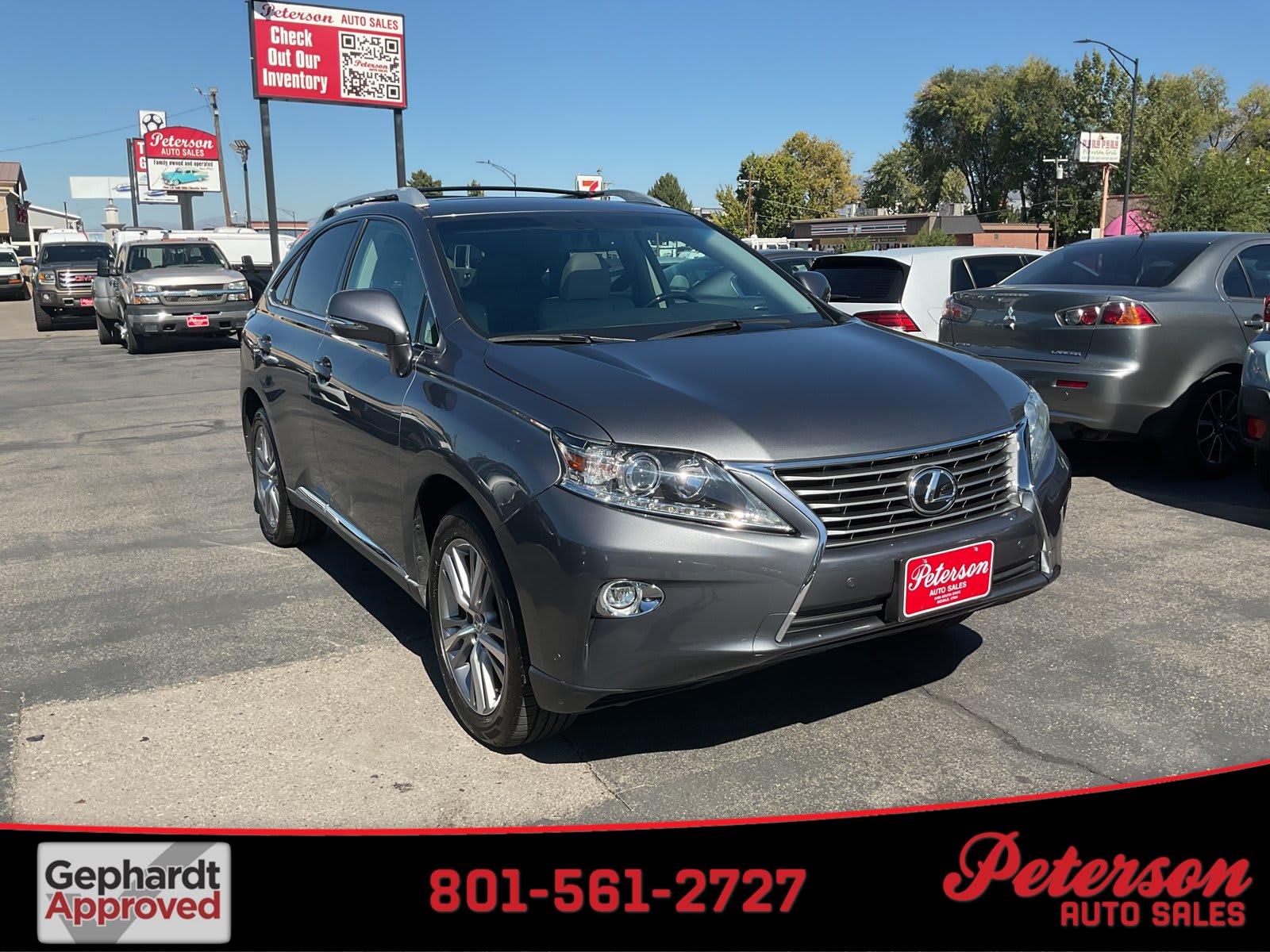 2015 Lexus RX 350 used sport utility for sale at Peterson Auto Sales in Midvale, UT