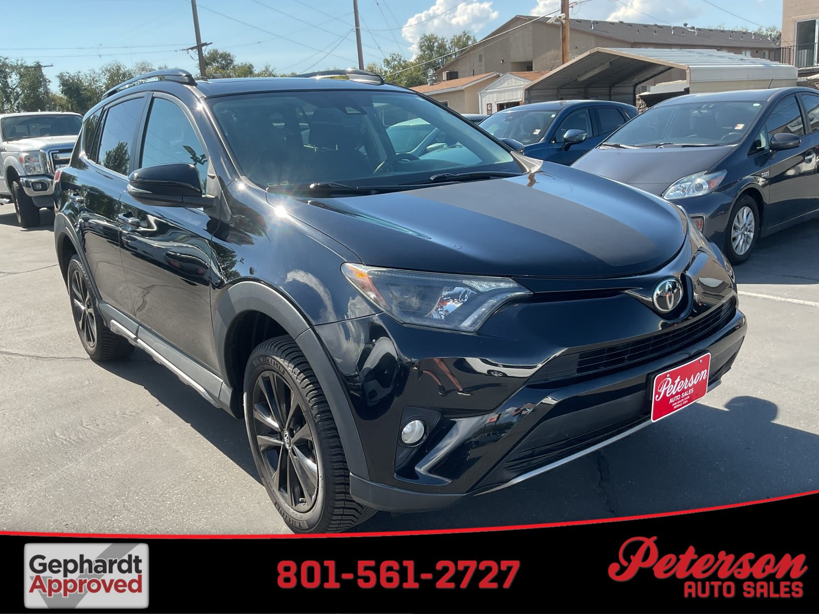 2018 Toyota RAV4 used sport utility for sale at Peterson Auto Sales in Midvale, UT