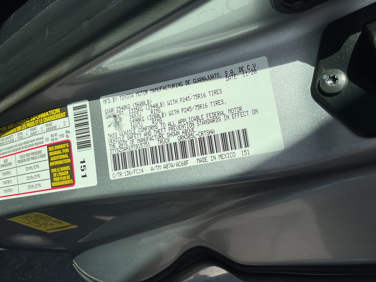 2021 Toyota Tacoma 4WD used extended cab pickup for sale at Peterson Auto Sales in Midvale, UT — photo 15 of 19