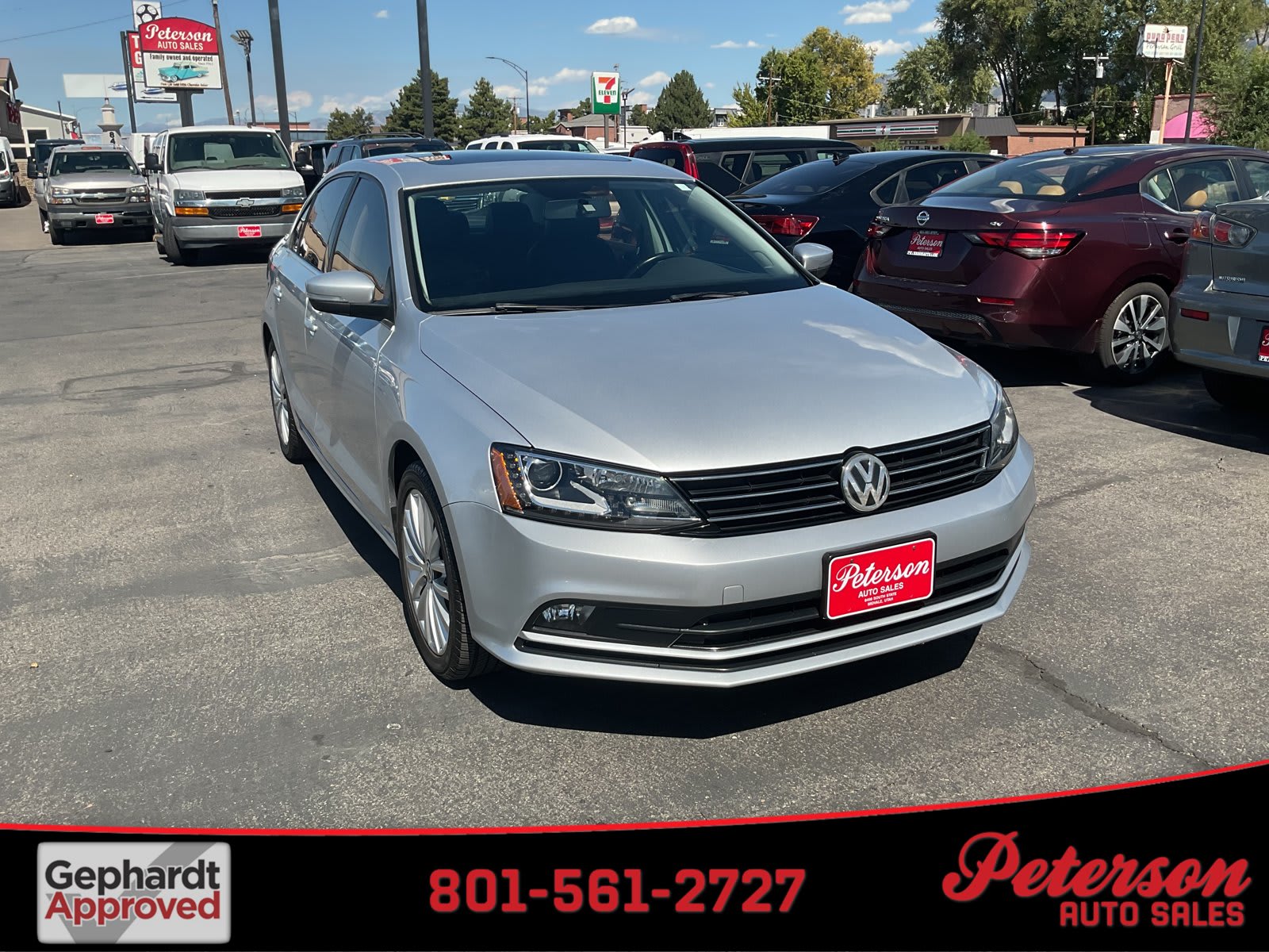 2015 Volkswagen Jetta Sedan used 4dr car for sale at Peterson Auto Sales in Midvale, UT